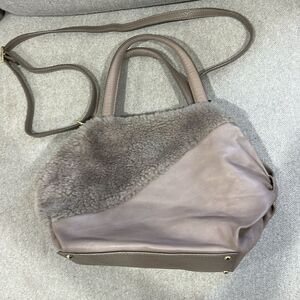 Lisa Conté Shearling and Leather Bag